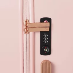 Ted Baker Belle 54cm 4-Wheel Cabin Suitcase 31 Ted Baker Belle 54cm 4-Wheel Cabin Suitcase -UK Suitcase Sales Shop TBW0302 017 Belle Pink TSA lock