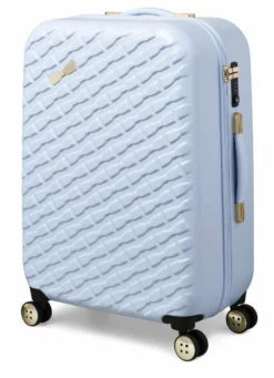 Ted Baker Belle 69cm 4-Wheel Medium Suitcase -UK Suitcase Sales Shop TBW0302 049 Belle Medium Case Pale Blue 2