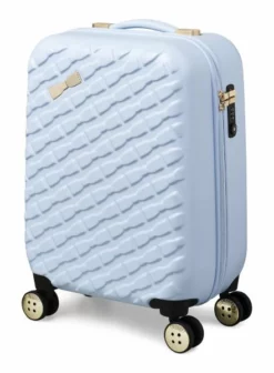Ted Baker Belle 54cm 4-Wheel Cabin Suitcase 36 Ted Baker Belle 54cm 4-Wheel Cabin Suitcase -UK Suitcase Sales Shop TBW0303 049 Belle Cabin Case Pale Blue 2