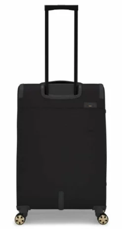 Ted Baker Albany Eco Soft Side 4-Wheel 69cm Medium Suitcase -UK Suitcase Sales Shop TBW7002 001 Ted Baker Albany Eco Black Medium Case 4