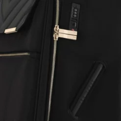 Ted Baker Albany Eco Soft Side 4-Wheel 80cm Large Suitcase -UK Suitcase Sales Shop Ted Baker Albany Eco Black zips d2cad31e 4a49 4dea b29b a2f58ec929a6