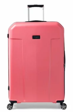 Ted Baker Flying Colours 79.5cm Large 4-Wheel Suitcase -UK Suitcase Sales Shop Ted Baker TBU401 50 Flying Colours Large Case Coral Pink 1
