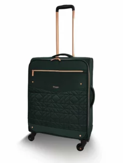 Dune London Tianna 66cm 4-Wheel Suitcase -UK Suitcase Sales Shop TiannaForestGreen 5 scaled