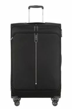 Samsonite Popsoda 78cm Large Expandable Spinner Case -UK Suitcase Sales Shop blk1 f36e9169 762a 4a34 8955 d0ebc0f2fa3f