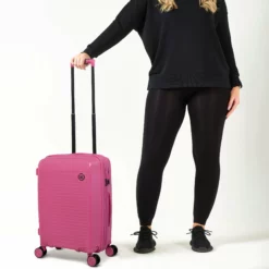 IT Luggage Spontaneous - Cabin (Azalea Pink) -UK Suitcase Sales Shop it Luggage MAR23 04 V2 PINK NO POCKET